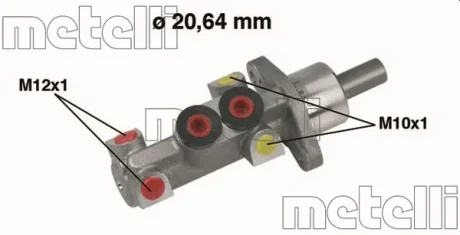 Циліндр гальмівний головний Metelli 05-0388