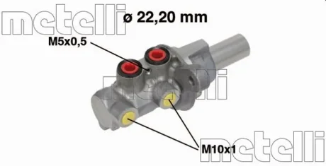 Циліндр гальмівний головний Metelli 05-0684