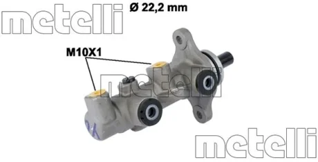Циліндр гальмівний головний Metelli 05-0820