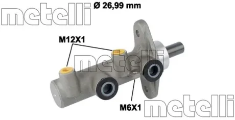 Циліндр гальмівний головний Metelli 05-0821