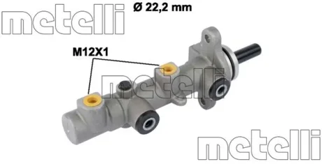 Циліндр гальмівний головний Metelli 05-0825
