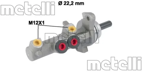 Головний гальмівний циліндр Metelli 05-0833