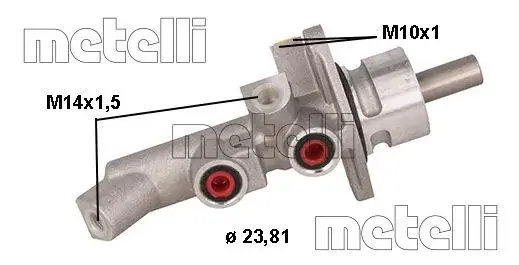 Головний гальмівний циліндр Metelli 05-1119 (фото 1)