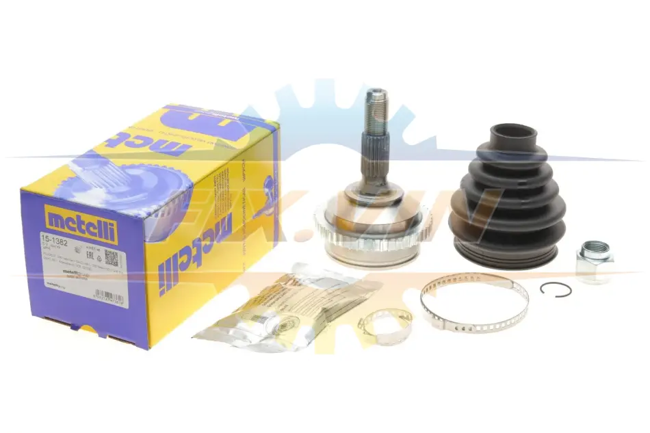 ШРКШ (зовнішній) Peugeot 206 1.1/1.4/1.4i 16V/1.4HDi/1.6i/1.6 8V 98- (21z/22z/50mm/80.8mm) (+ABS 48) Metelli 15-1382 (фото 1)