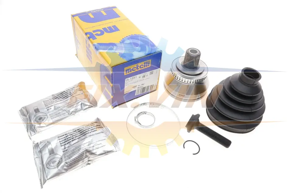 ШРКШ (зовнішній) Audi A4 II/III 1.8T/2.0TDI/3.2FSI 00-09 (38z/27z/59.6mm/100mm) (+ABS 45) Metelli 15-1551 (фото 1)