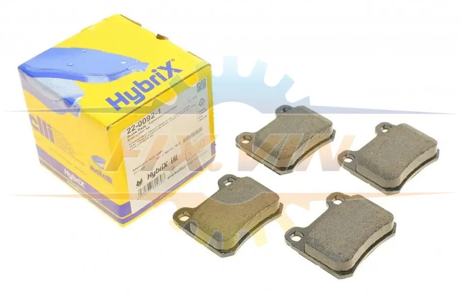 Комплект гальмівних колодок (дискових) METELLI Metelli 22-0092-1 (фото 1)