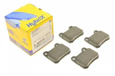 Комплект гальмівних колодок (дискових) METELLI Metelli 22-0092-1