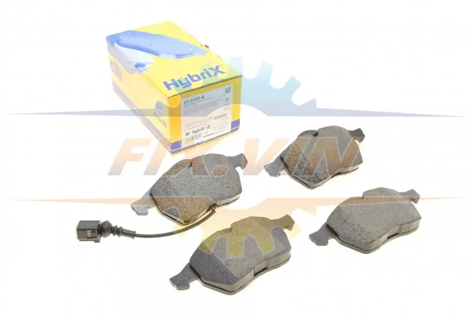 Комплект гальмівних колодок (дискових) METELLI Metelli 22-0181-4 (фото 1)