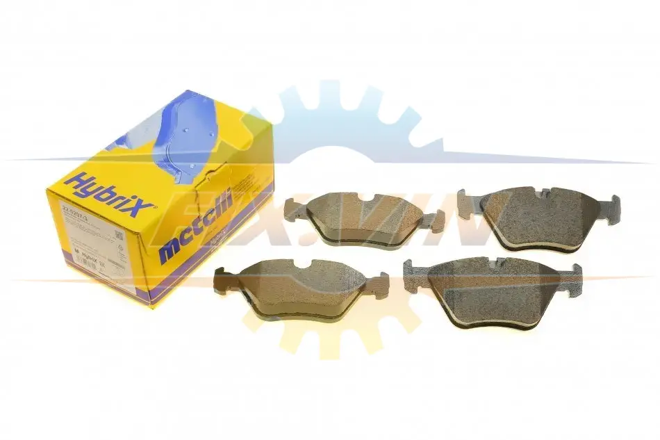 Комплект гальмівних колодок (дискових) METELLI Metelli 22-0207-3 (фото 1)