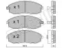 Комплект гальмівних колодок (дискових) METELLI Metelli 22-0297-0 (фото 2)