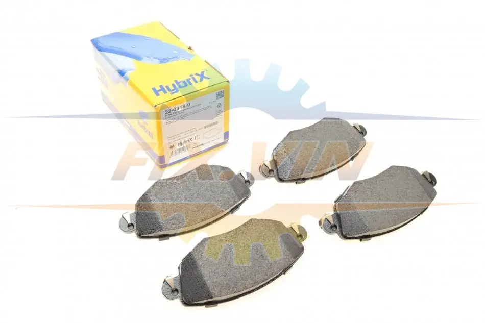 Колодки гальмівні (передні) Ford Mondeo III 00-07/Jaguar X-Type 01-09 METELLI Metelli 22-0318-0 (фото 1)