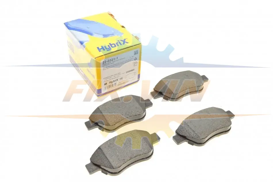 Комплект гальмівних колодок (дискових) METELLI Metelli 22-0321-1 (фото 1)