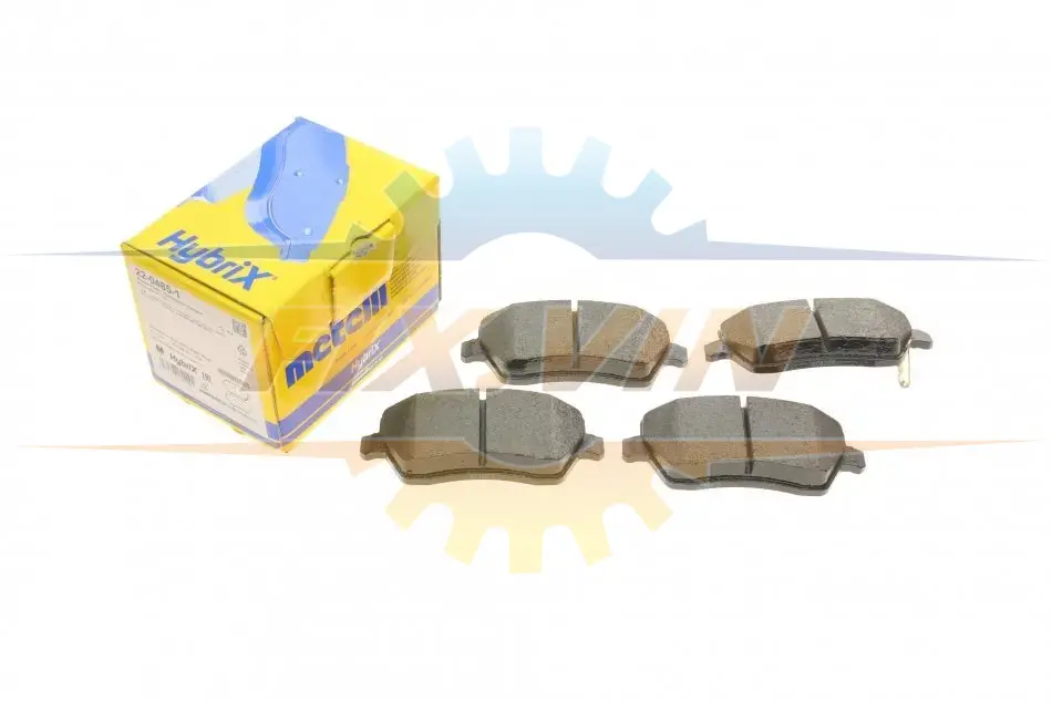 Комплект гальмівних колодок (дискових) METELLI Metelli 22-0485-1 (фото 1)