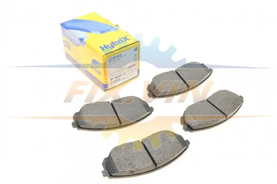 Комплект гальмівних колодок (дискових) METELLI Metelli 22-0515-0 (фото 1)