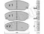 Комплект гальмівних колодок (дискових) METELLI Metelli 22-0515-0 (фото 2)