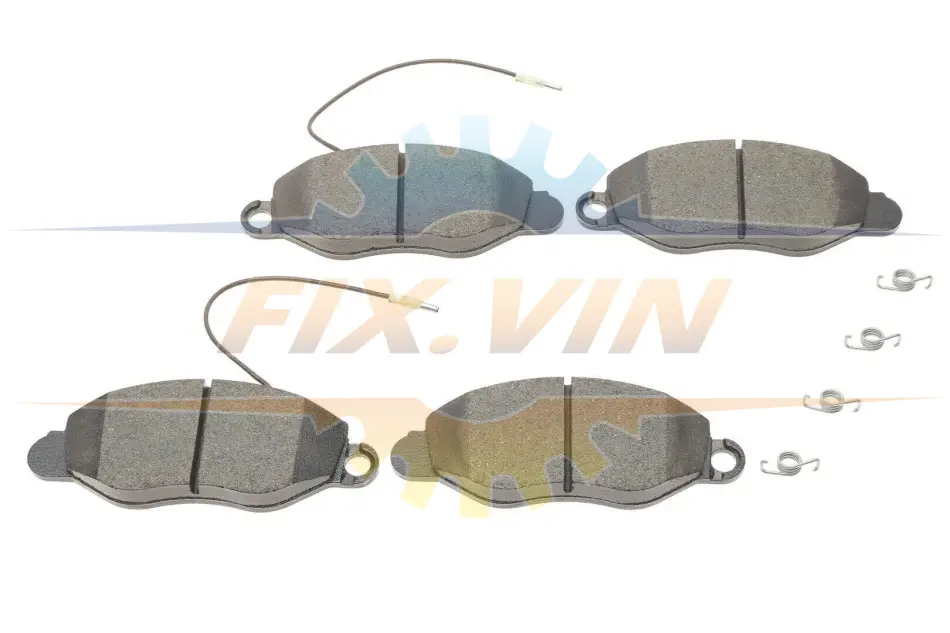 Колодки гальмівні (передні) Nissan Cabstar E 98-06 (+датчики) Metelli 22-0536-1 (фото 1)