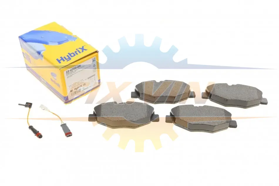 Комплект гальмівних колодок (дискових) METELLI Metelli 22-0562-0K (фото 1)
