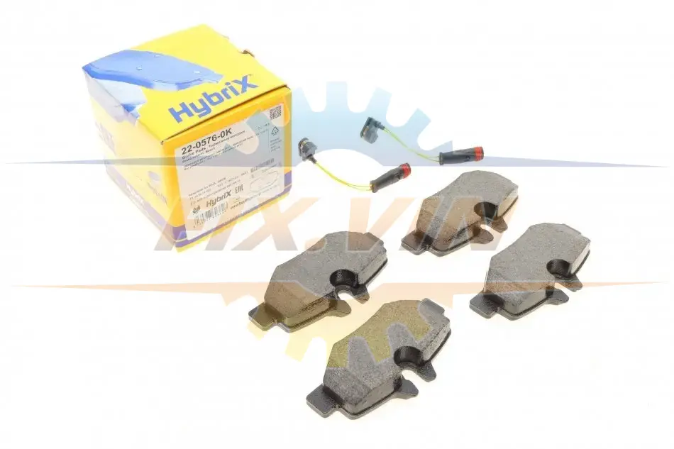 Комплект гальмівних колодок (дискових) METELLI Metelli 22-0576-0K (фото 1)