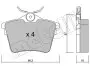 Комплект гальмівних колодок (дискових) METELLI Metelli 22-0602-0 (фото 2)