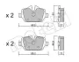 Комплект гальмівних колодок (дискових) METELLI Metelli 22-0641-0 (фото 10)