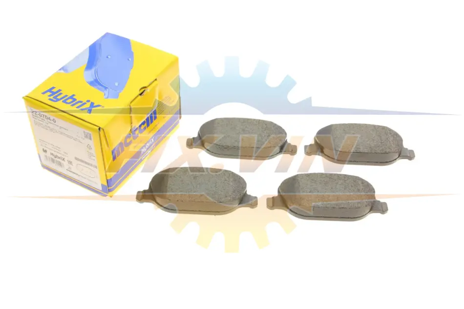 Комплект гальмівних колодок (дискових) METELLI Metelli 22-0704-0 (фото 1)