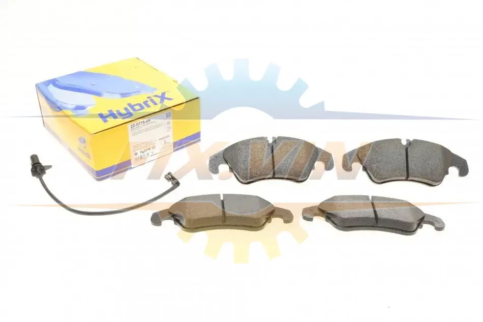 Комплект гальмівних колодок (дискових) METELLI Metelli 22-0775-0K (фото 1)