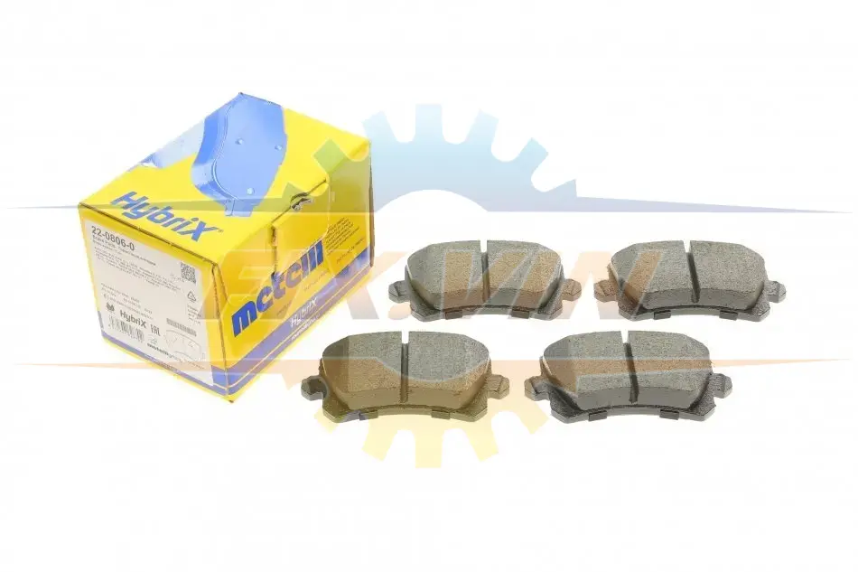Комплект гальмівних колодок (дискових) METELLI Metelli 22-0806-0 (фото 1)