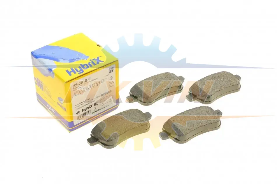 Комплект гальмівних колодок (дискових) METELLI Metelli 22-0818-0 (фото 1)