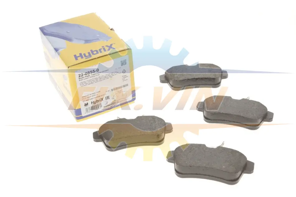 Комплект гальмівних колодок (дискових) METELLI Metelli 22-0855-0 (фото 1)