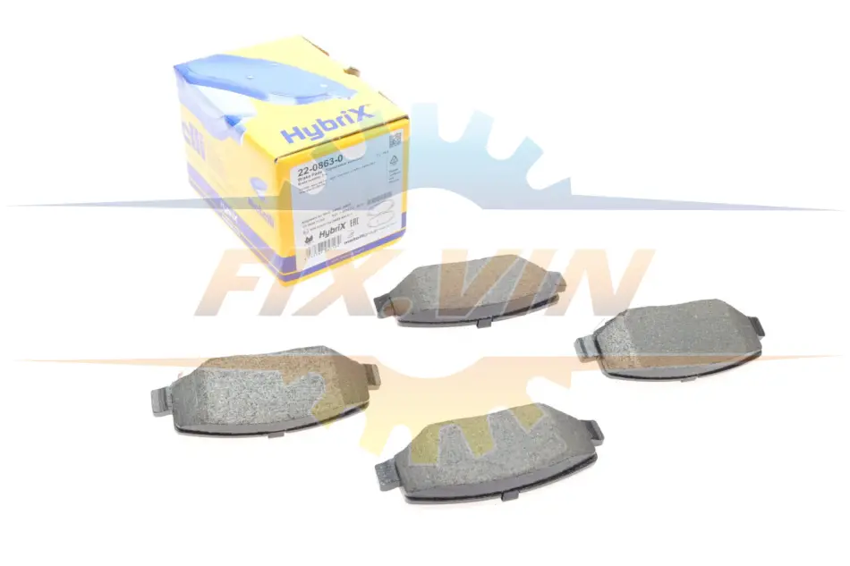 Комплект гальмівних колодок (дискових) METELLI Metelli 22-0863-0 (фото 1)