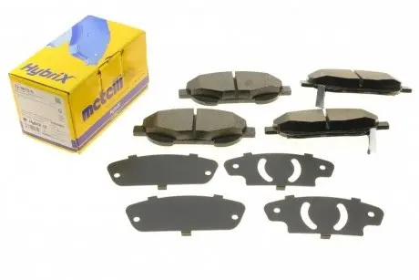 Колодки гальмівні (передні) Toyota Avensis 08-18/Verso 09-18 Metelli 22-0879-0