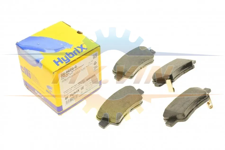 Комплект гальмівних колодок (дискових) METELLI Metelli 22-0886-0 (фото 1)