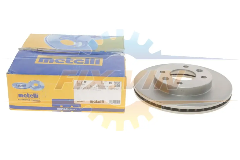 Диск гальмівний (передній) Renault Kangoo 98-/Clio 91-05/Megane 96-03/Nissan Kubistar (238x20)(вент.) METELLI Metelli 23-0110 (фото 1)