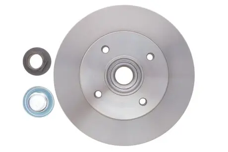 Диск гальмівний (задній) Citroen C3 09-/C4/Peugeot 307/207 04-/208 12- (249х9)(повний)(з підшипником) Metelli 23-0878