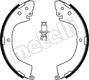 Комплект тормозных колодок Metelli 53-0260