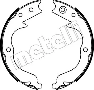 Колодки ручника Mitsubishi Grandis 04-/Outlander II/Subaru Forester 08- (190x32) Metelli 53-0268 (фото 1)