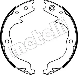 Колодки ручника Mitsubishi Grandis 04-/Outlander II/Subaru Forester 08- (190x32) Metelli 53-0268