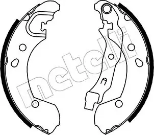 Колодки гальмівні (задні) Renault Clio 04-/Nissan Note 06- (барабанні) (203x38) Metelli 53-0290 (фото 1)