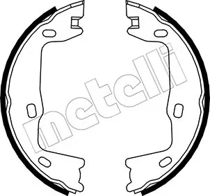 Колодки ручника Opel Omega B 94-03/Vectra B 96- (160x25) Metelli 53-0302