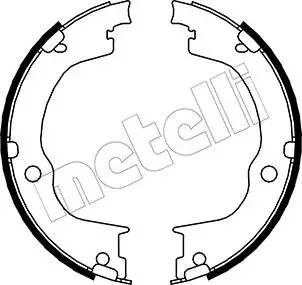 Колодки ручника Opel Antara/Chevrolet Captiva 06- (180x26) Metelli 53-0317 (фото 1)