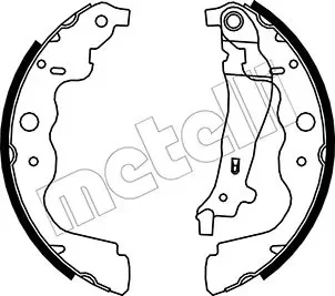 Колодки гальмівні (задні) Renault Kangoo 08-/MB Citan (W415) 12- (барабанні) (228.6x42) (Bosch) Metelli 53-0365