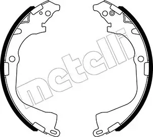 Колодки гальмівні (задні) Fiat Toro 1.3-2.4 16-/VW Amarok 2.0 TDI 10- (барабанні) (295x57) Metelli 53-0529 (фото 1)
