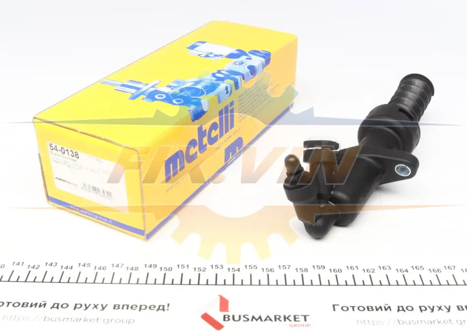 Циліндр зчеплення (робочий) Citroen Berlingo/C4/C5/Peugeot Partner/308/3008/5008 07-/407 04- Metelli 54-0138 (фото 1)