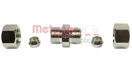 Фітинг сталевий з різьбою METZGER STT6.0