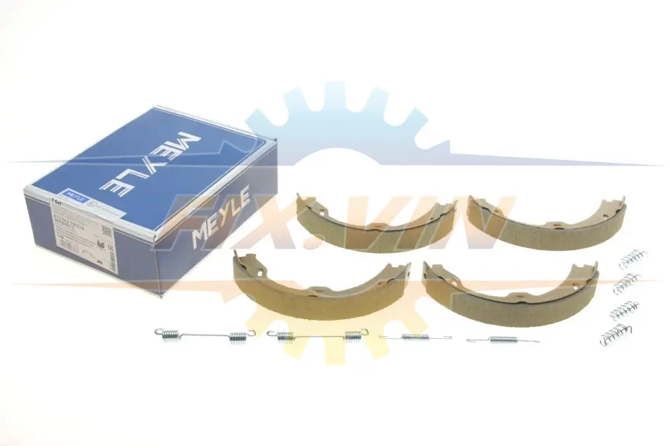 Колодки ручника MB E-class (W211)/CLS-class (C219) 04-10 (180x25) (з пружинками) MEYLE 014 042 1002/S (фото 1)