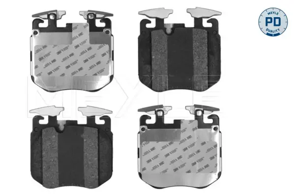 Колодки гальмівні (передні) BMW 3 (G20/G21)/5 (G30/G31)/7 (G11/12)/X5 (G05)/X6 (G06) 17- (Brembo) (Premium) MEYLE 025 223 9220/PD (фото 1)