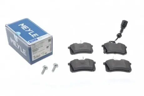 Колодки гальмівні (задні) VW Polo 01-/Skoda Fabia 99-08/Seat Cordoba/Ibiza 02-09(TRW)(з датчиком) MEYLE 025 238 2317/W
