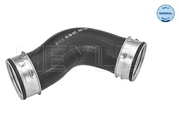 Патрубок інтеркулера (нижній) (L) Audi A3/Skoda Octavia/SuperB/VW Golf/Jetta/Passat 2.0D 03- (ззаду) MEYLE 100 036 0072 (фото 1)