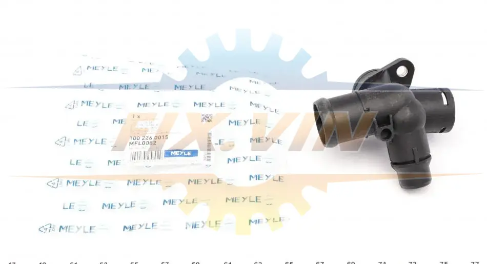 Фланець системи охолодження Audi A4/A6 2.0 04-11 MEYLE 100 226 0015 (фото 1)