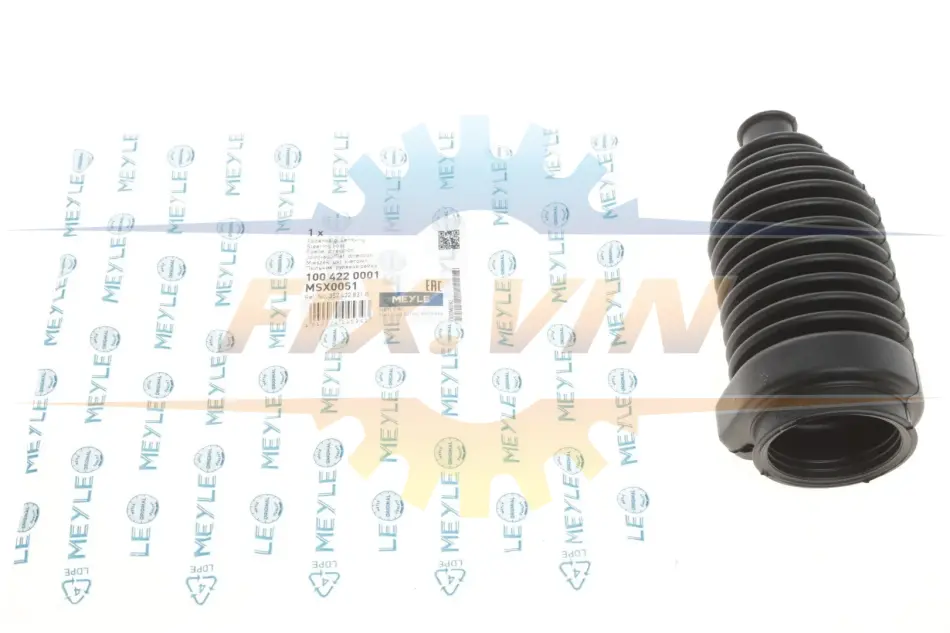 Пильовик рульової рейки VW GOLF II, JETTA II, PASSAT 83-02 (Вир-во) MEYLE 100 422 0001 (фото 1)